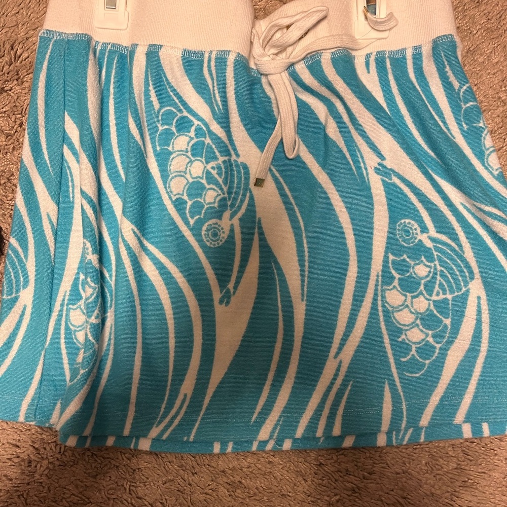 Lilly Pulitzer White and Blue Knit Top